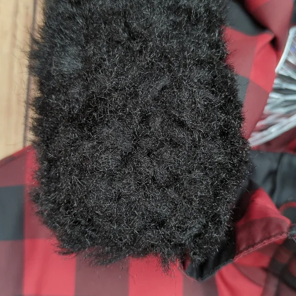 Lauren Ralph Lauren Buffalo Plaid Down Jacket Drawstring Waist Hood Faux… - Picture 5 of 17